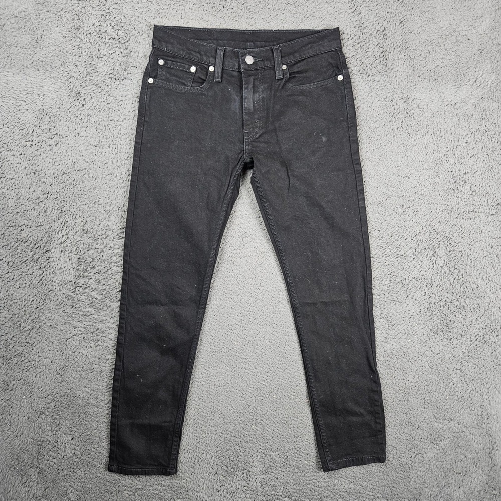 Levis‎ 512 30x30 Slim Taper Mens Black Denim Jeans
